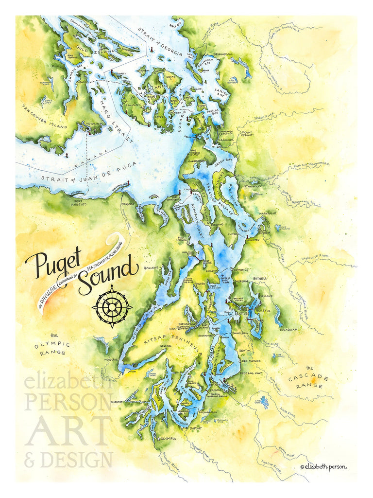 kitsap peninsula map