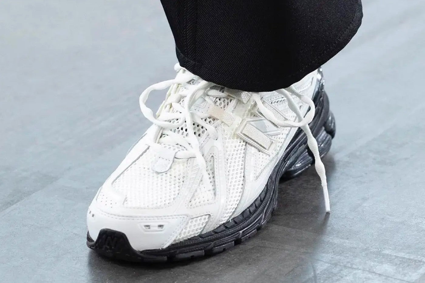 The Junya Watanabe x New Balance 1906R Steps Out At Paris Fashion Week