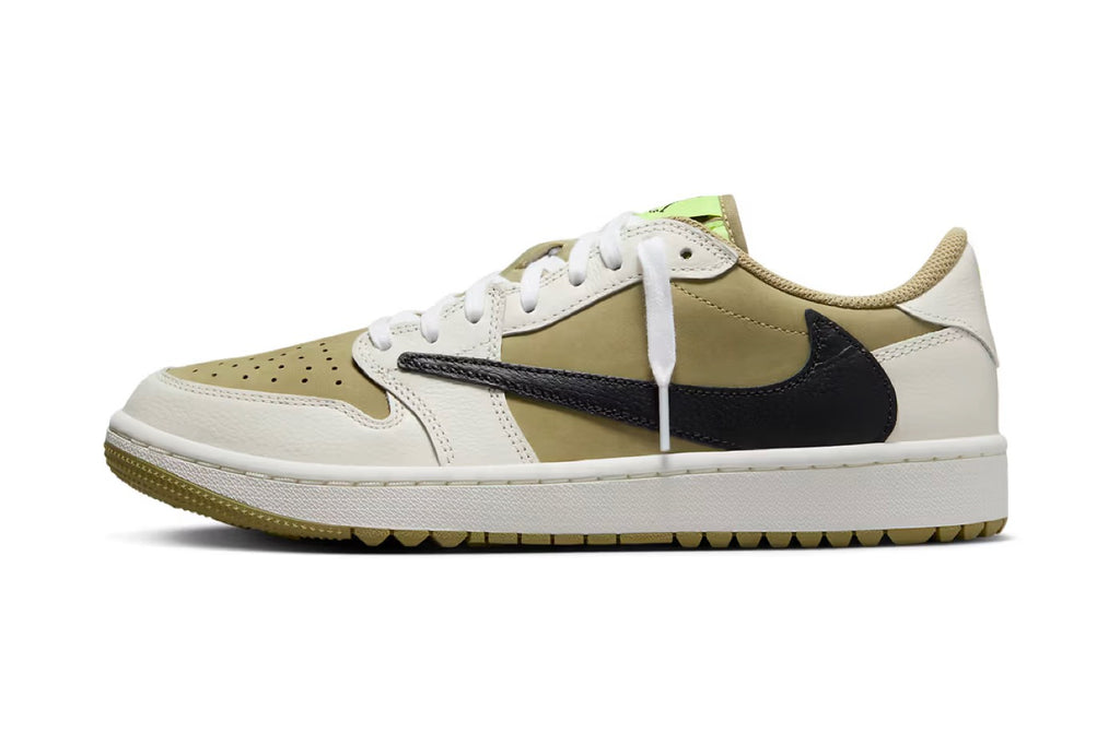 Travis Scott x Air Jordan 1 Low OG Golf "Neutral Olive"