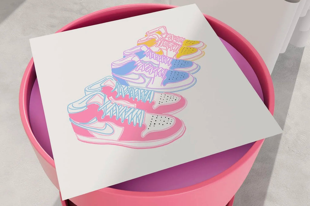 Tegan Price's Sneaker Art is Available Now at The Edit LDN!