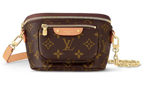 Louis Vuitton Multiple wallet Brown Leather Cloth ref.201865 - Joli Closet