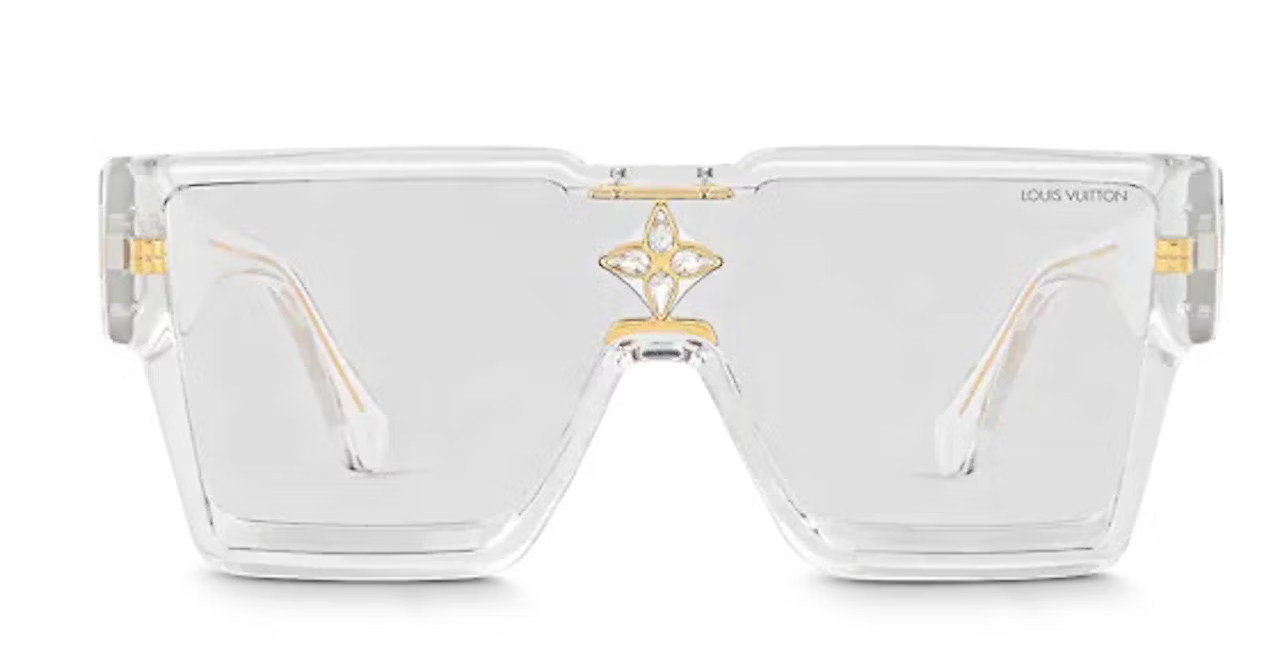 Louis Vuitton Cyclone Sunglasses 2023 Ss, Purple, W