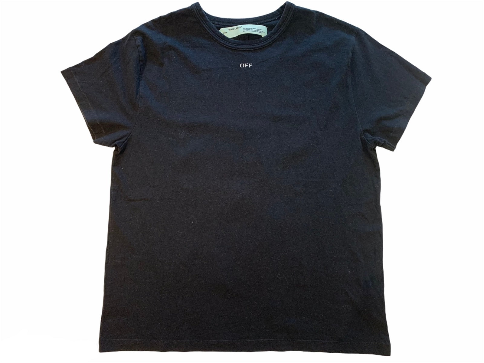 Pre Loved - Off-White 2013 Off Back T-Shirt Black Size Medium