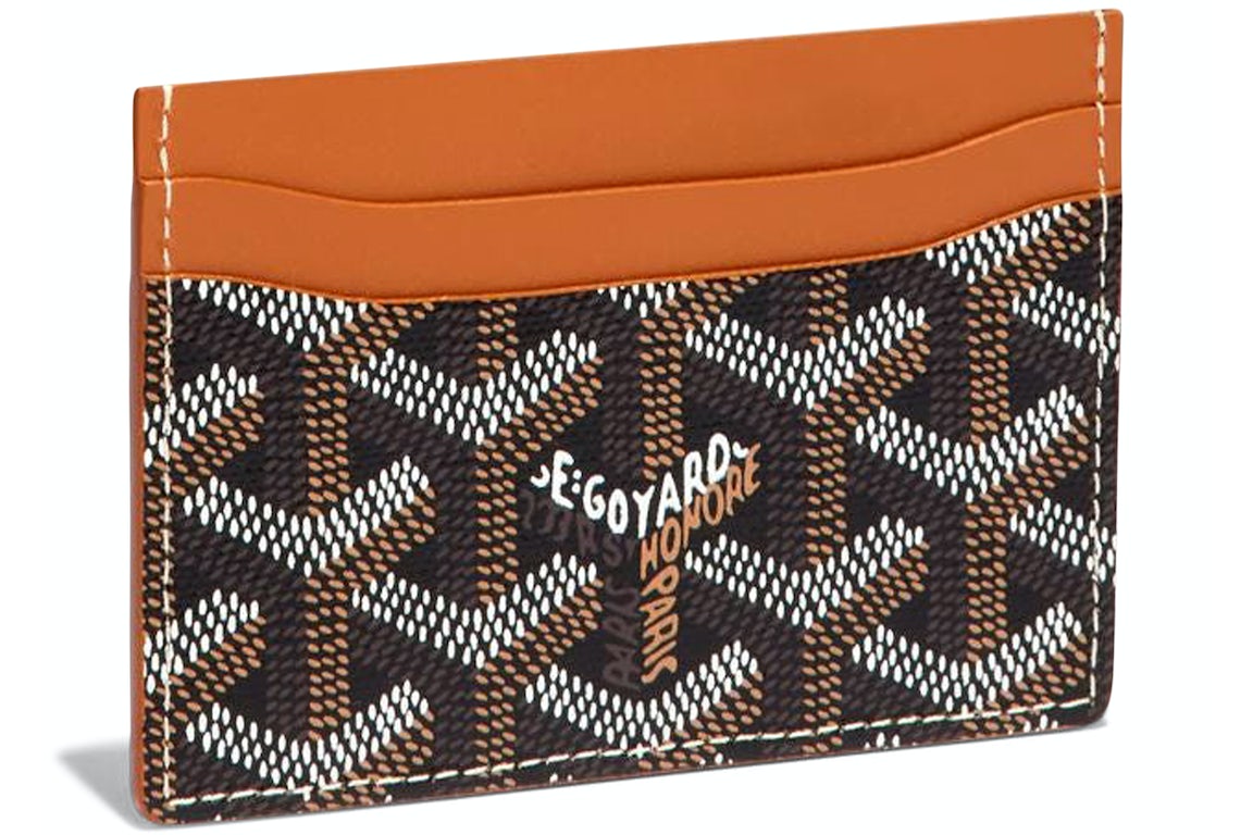 Goyard Saint Pierre Card Holder Black Natural in Canvas/Calfskin - US