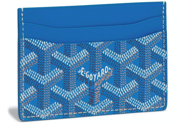 Goyard Saint Sulpice Card Holder Goyardine Navy