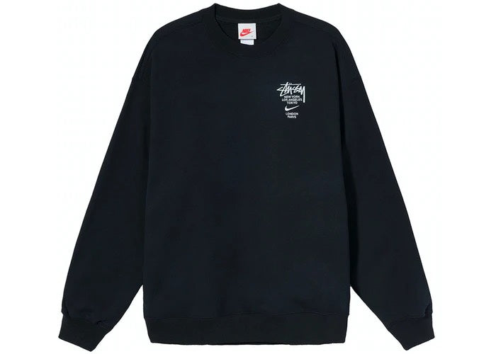 STUSSY X CPFM HEART HOODIE BLACK