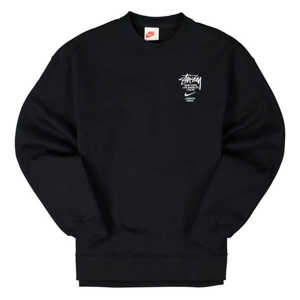 NIKE X STUSSY CREW FLEECE GREY - The Edit LDN