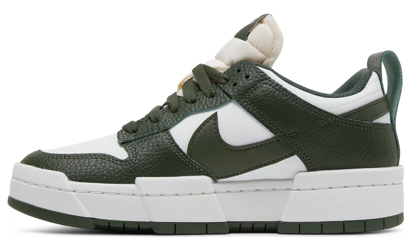 NIKE DUNK LOW DISRUPT VERDE OSCURO BLANCO - The Edit LDN