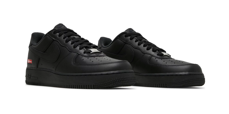 NIKE AIR FORCE 1 LOW SUPREME BLACK - The Edit LDN