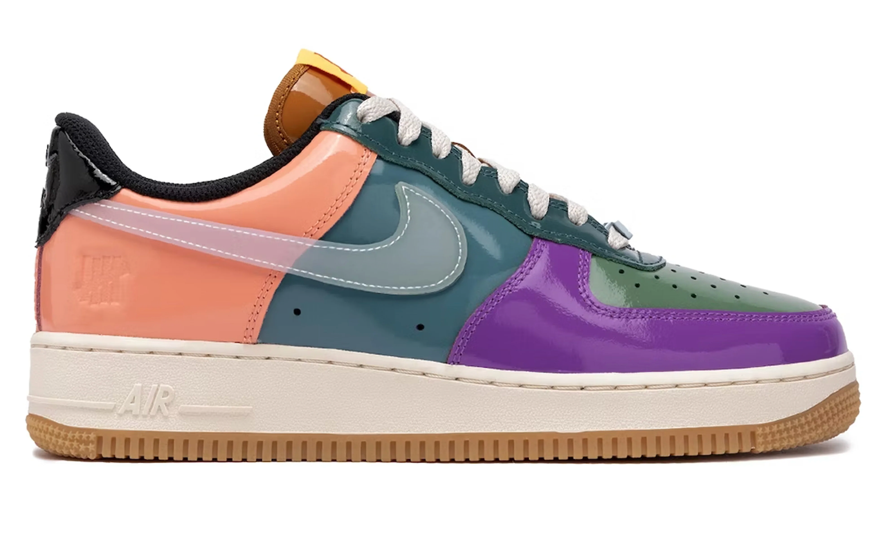 NIKE AIR FORCE 1 LOW UNDEFEATED MULTI-PATENT PURPLE GREEN - The Edit LDN