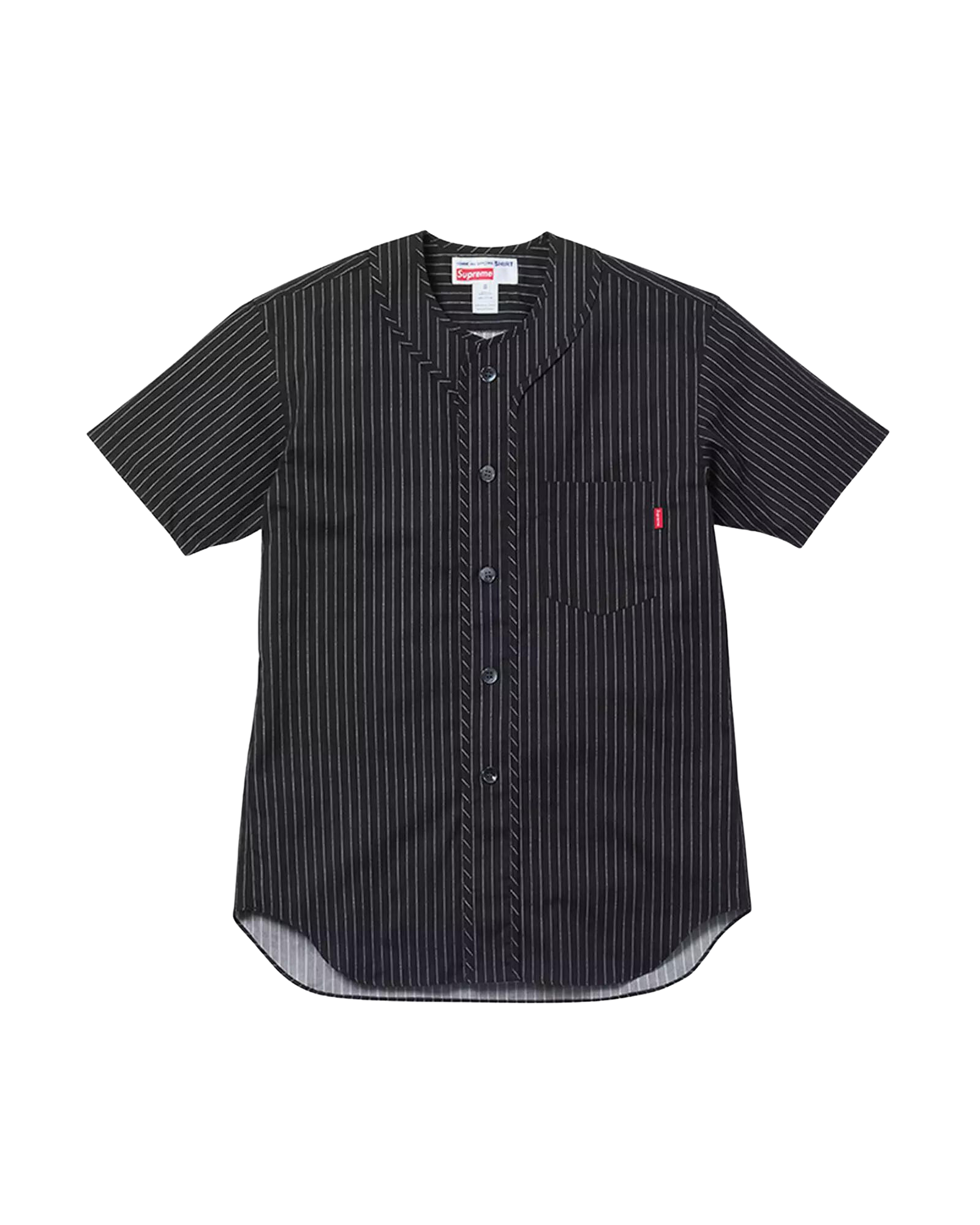 Pre Loved - Supreme X Comme Des Garcons Black Stripe Button Up Shirt Size Small product