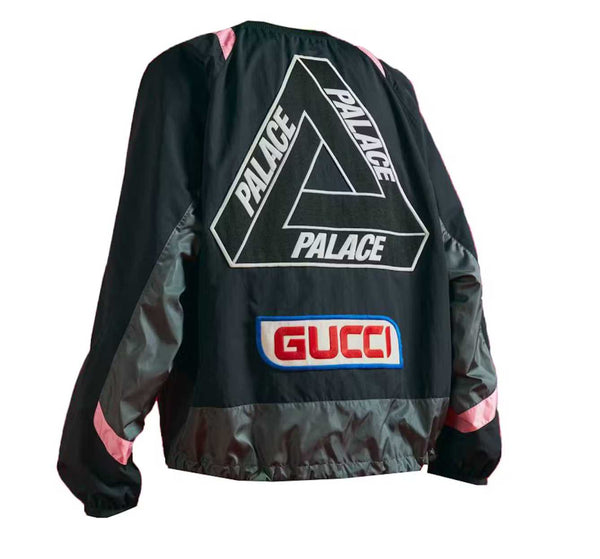 Palace X Gucci GG Patch Hoodie Sz S