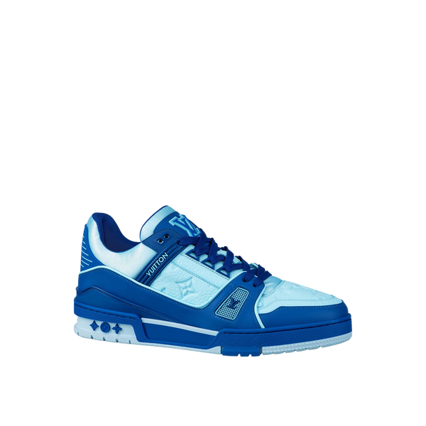 Louis Vuitton turnschuhe turnschuhe lv trainer Blau Leder ref.669835 - Joli  Closet