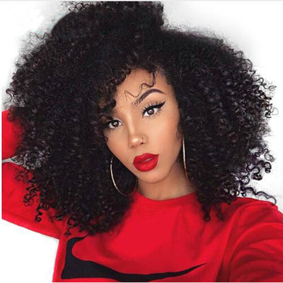 perruque lace front afro