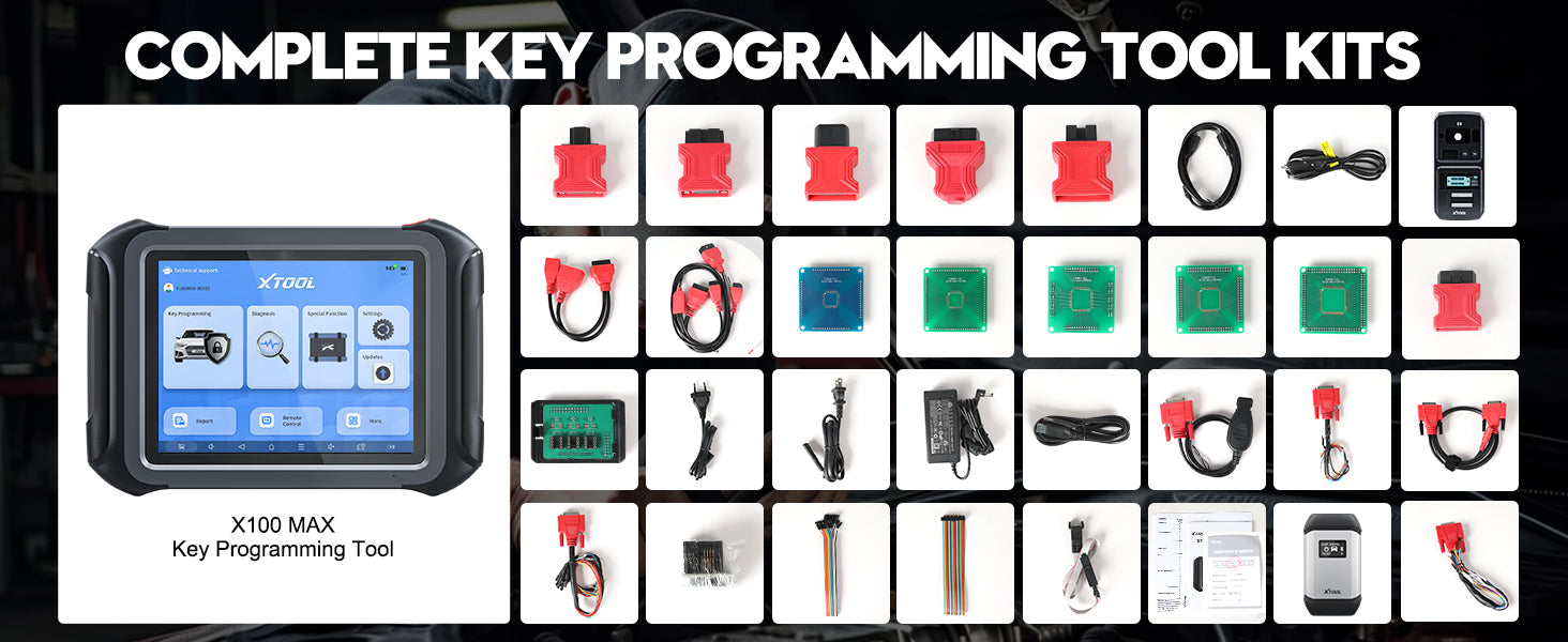 Xtool X100Max complete key programming tool kits