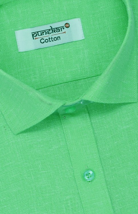 plain light green shirt