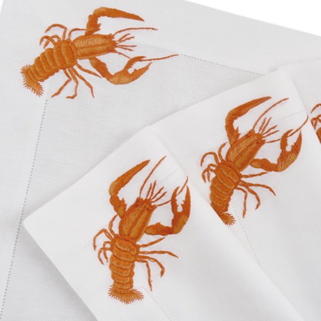 Leron Linens Lobster Luncheon Set