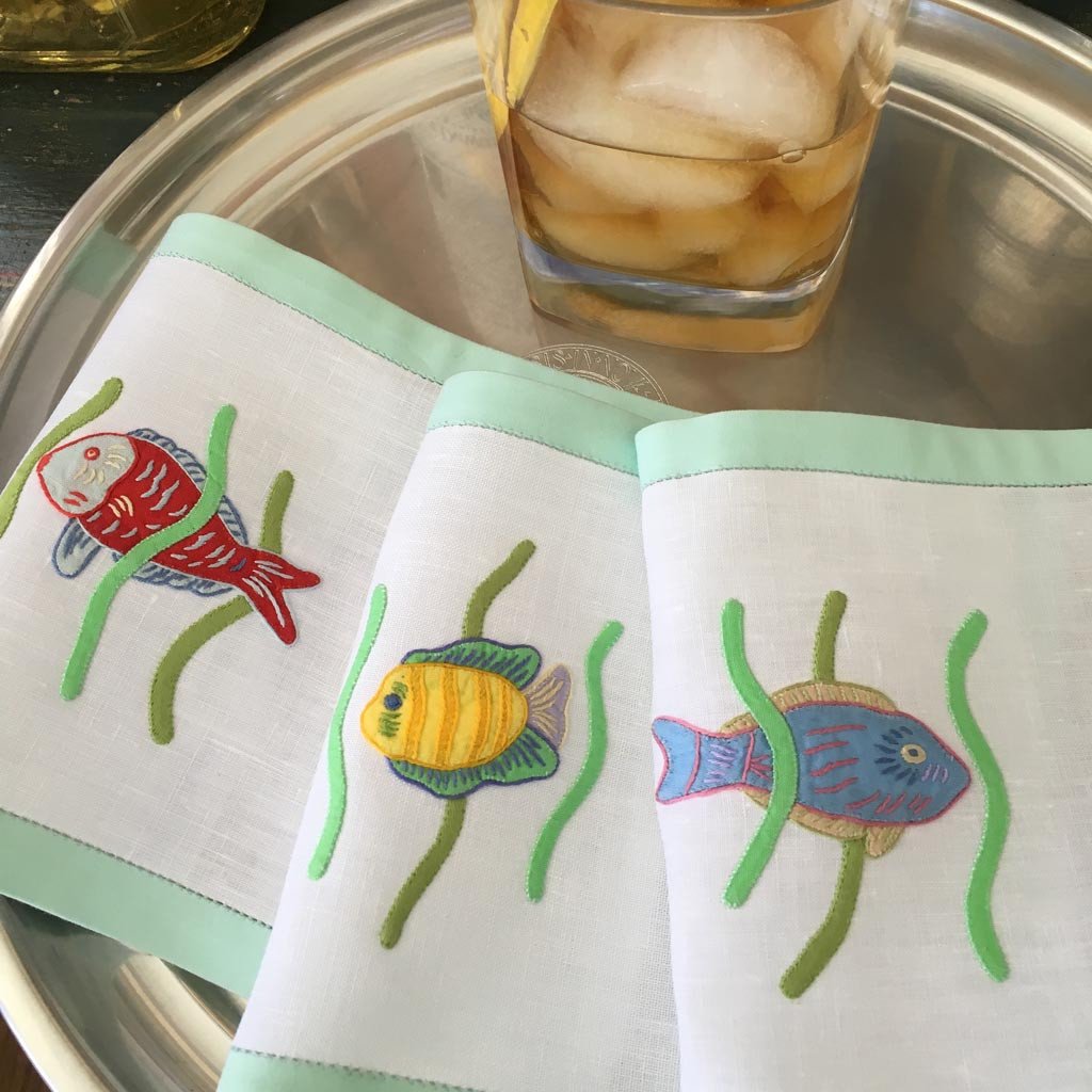 Tropical Fish Cocktail Napkins