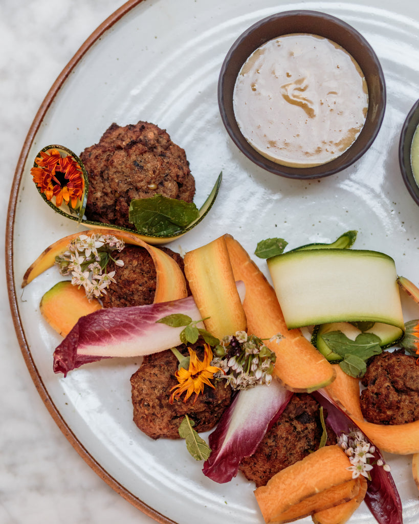 Picture of mushrooms and lentils “polpette” 