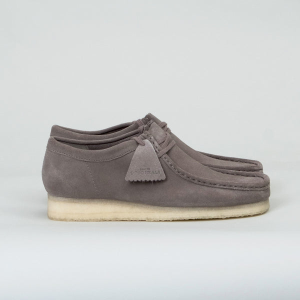 clarks grey wallabees