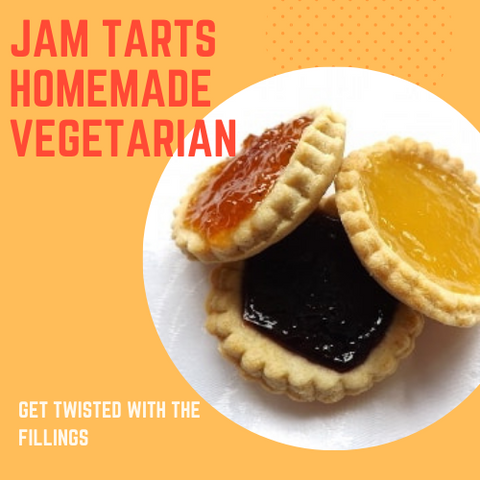 easter vegetarian jam preserve tarts family friendly weekend cooking baking recipe 2021