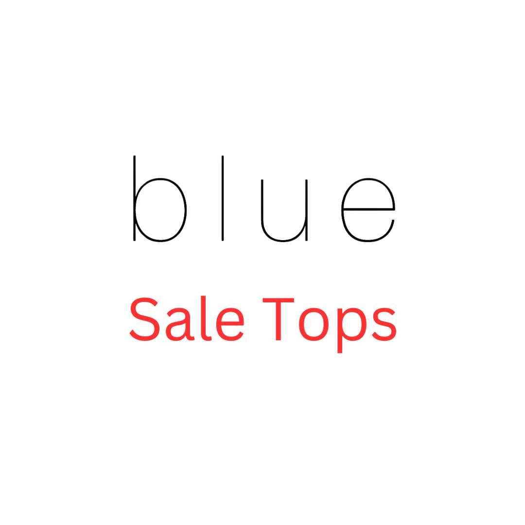 Sale Tops – Blue saffron walden