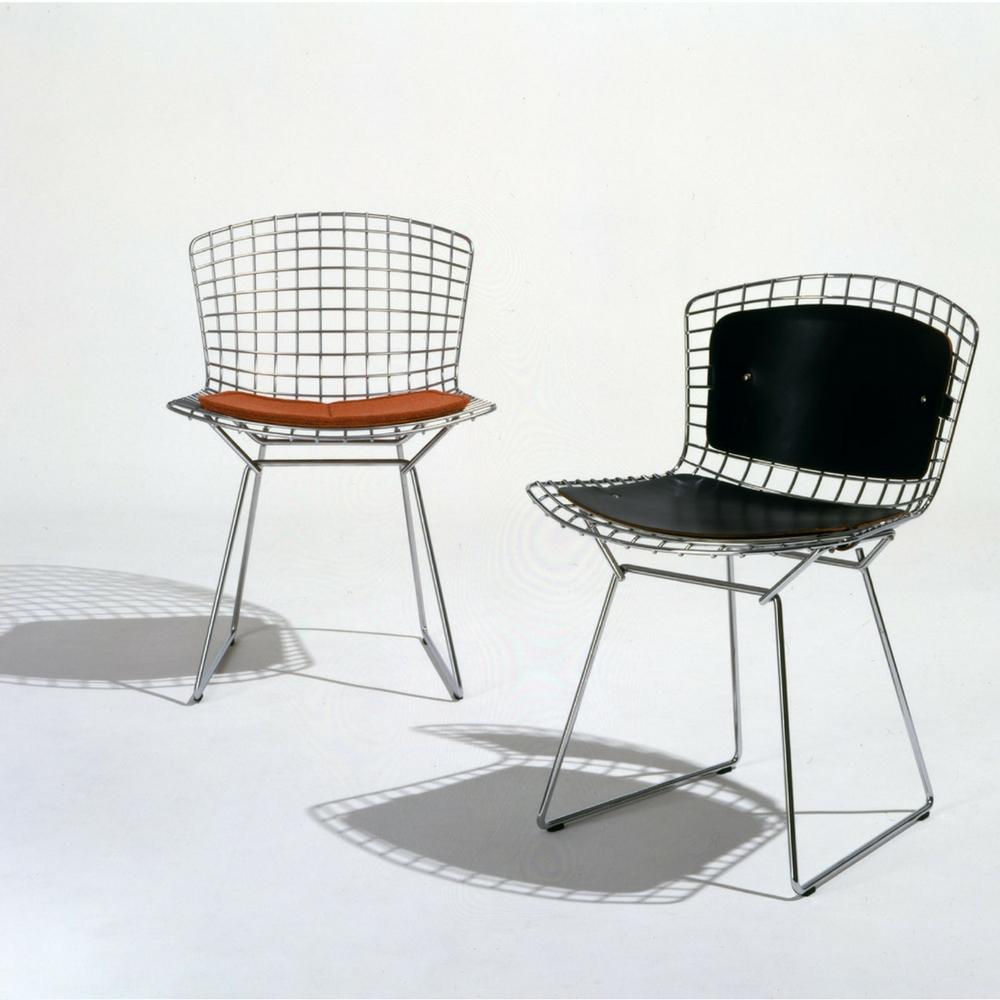 Knoll Bertoia Side Chair With Back Pad And Seat Cushion Palette