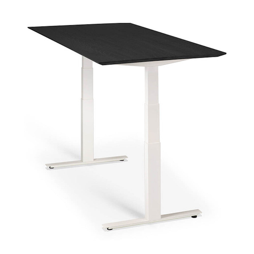 Ethnicraft Black Oak Bok Adjustable Desk | Palette & Parlor | Modern Design