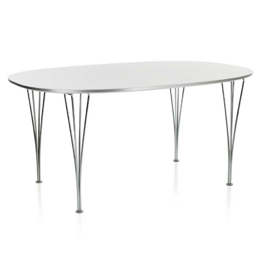 neus Muf beu Fritz Hansen Super Elliptical Dining Table - Fixed | Palette & Parlor |  Modern Design