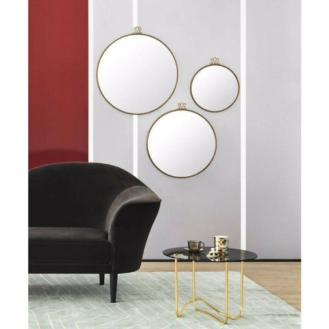 Fritz Hansen Round Mirror by Studio Roso | Palette & Parlor | Modern Design