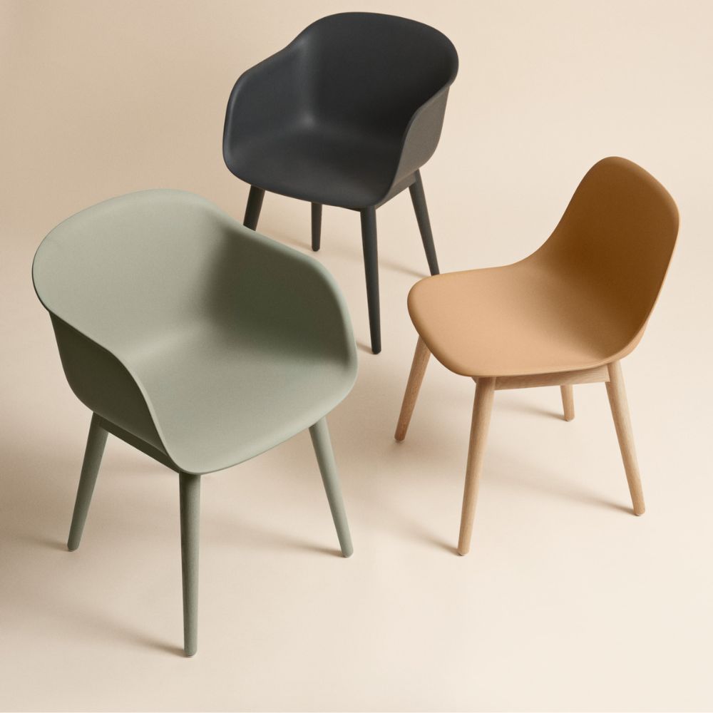 terugtrekken opblijven fontein Muuto | Fiber Side Chair - Wood Base | Iskos-Berlin | Palette & Parlor |  Modern Design