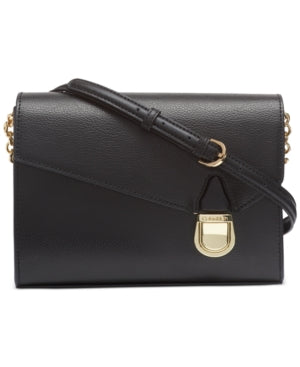 Calvin Klein Lock Leather Shoulder Bag