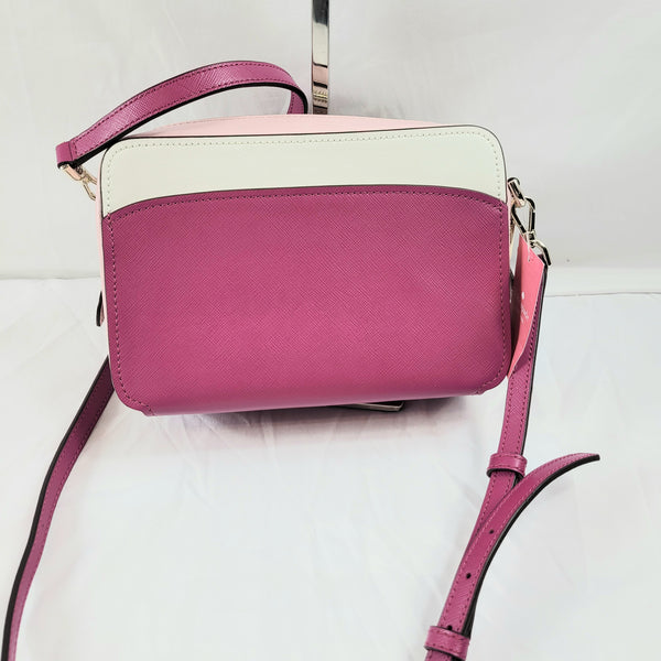 Kate Spade Lauryn Colorblock Leather Camera Bag Crossbody Handbag Pink –  Shamrock Apparel