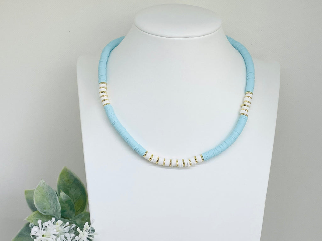 Heishi Beads Necklace - Boho Necklace – Kreative Kreations