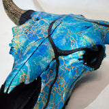 Turquoise Bison Skull