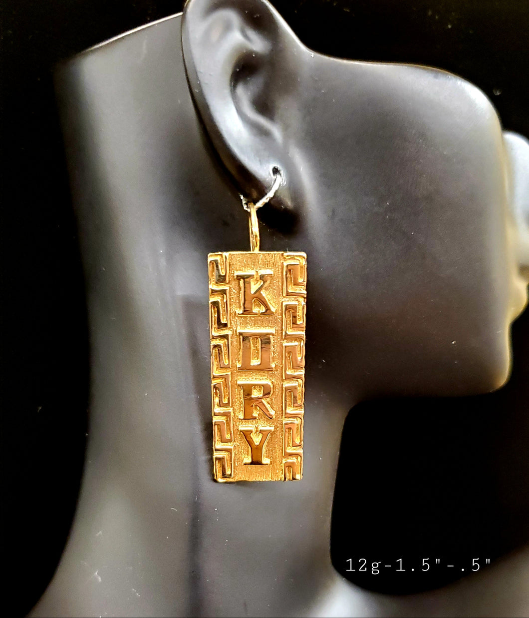 versace inspired earrings