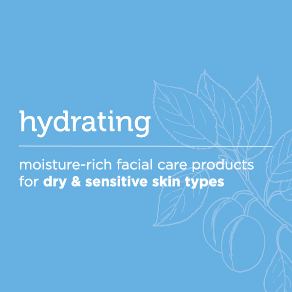 hydrating: moisture-riche facial care products for dry & sensitive skin types
