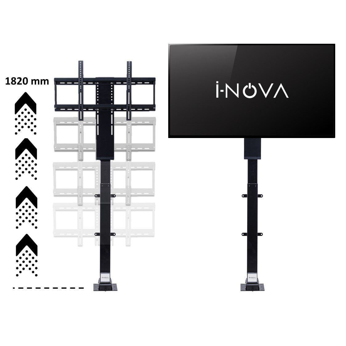 support TV motorisé X8 silencio pour écran 32''-70'' I-NOVA