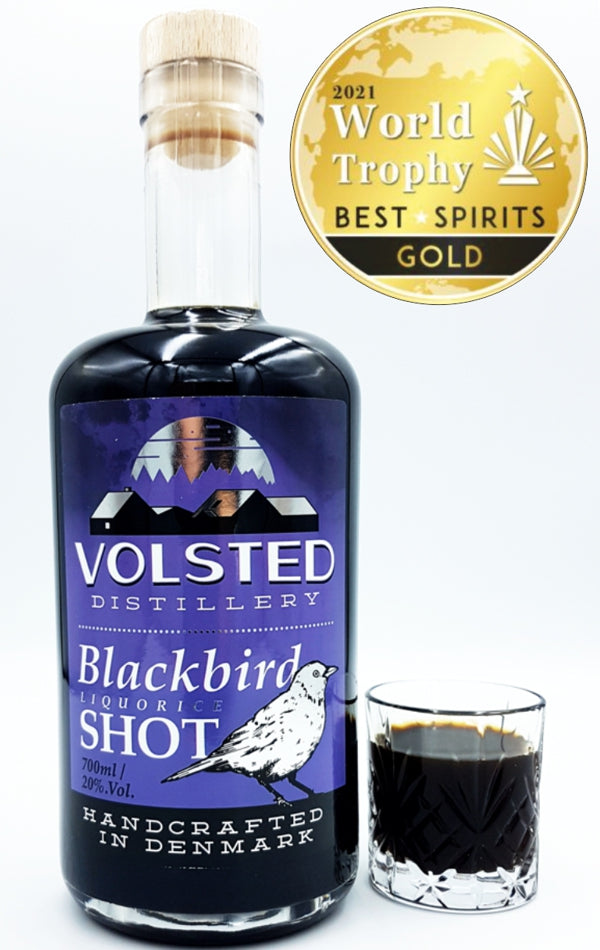 Se Blackbird Lakrids Shot hos volsteddistillery.com