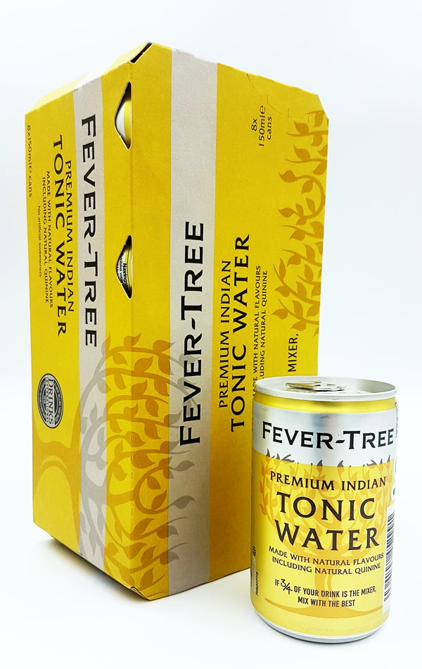 Se Fever Tree Premium Indian tonic 8 x 150ml dåse hos volsteddistillery.com
