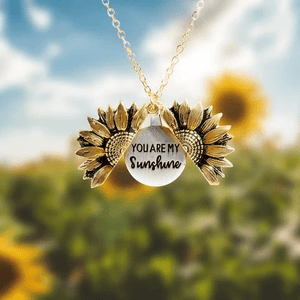 【Buy 2 FREE SHIPPING】You Are My Sunshine Sunflower Necklace