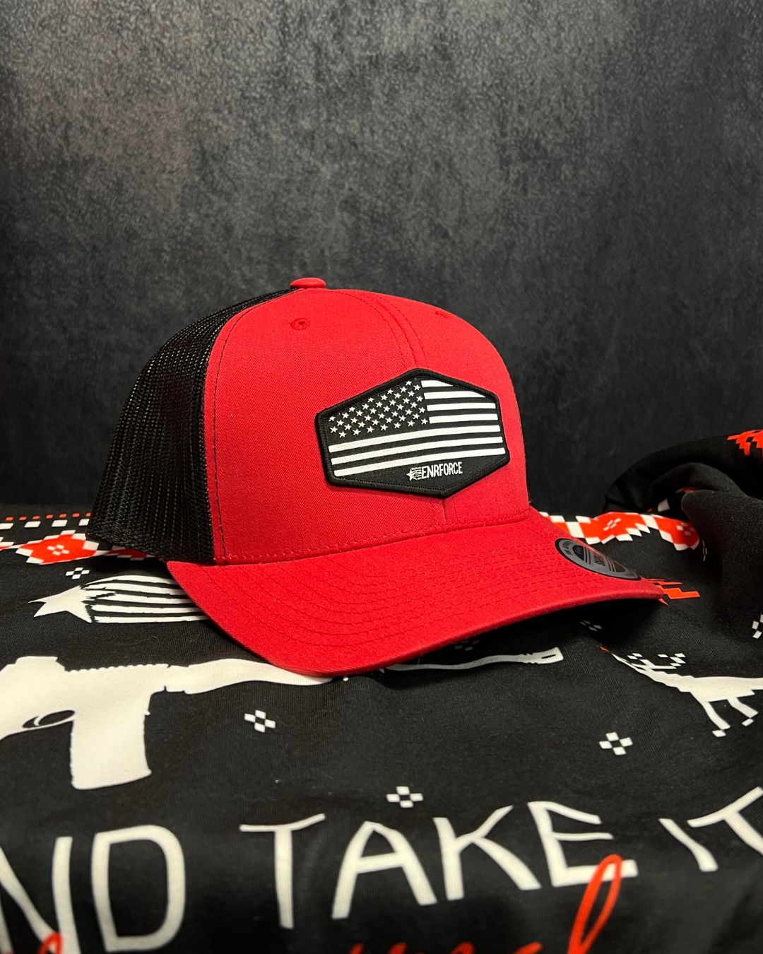 Red/Black - Come & Take ENRFORCE - It Snapback Hat