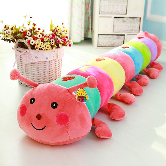 colorful caterpillar stuffed toy