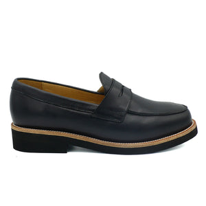 old school penny loafers