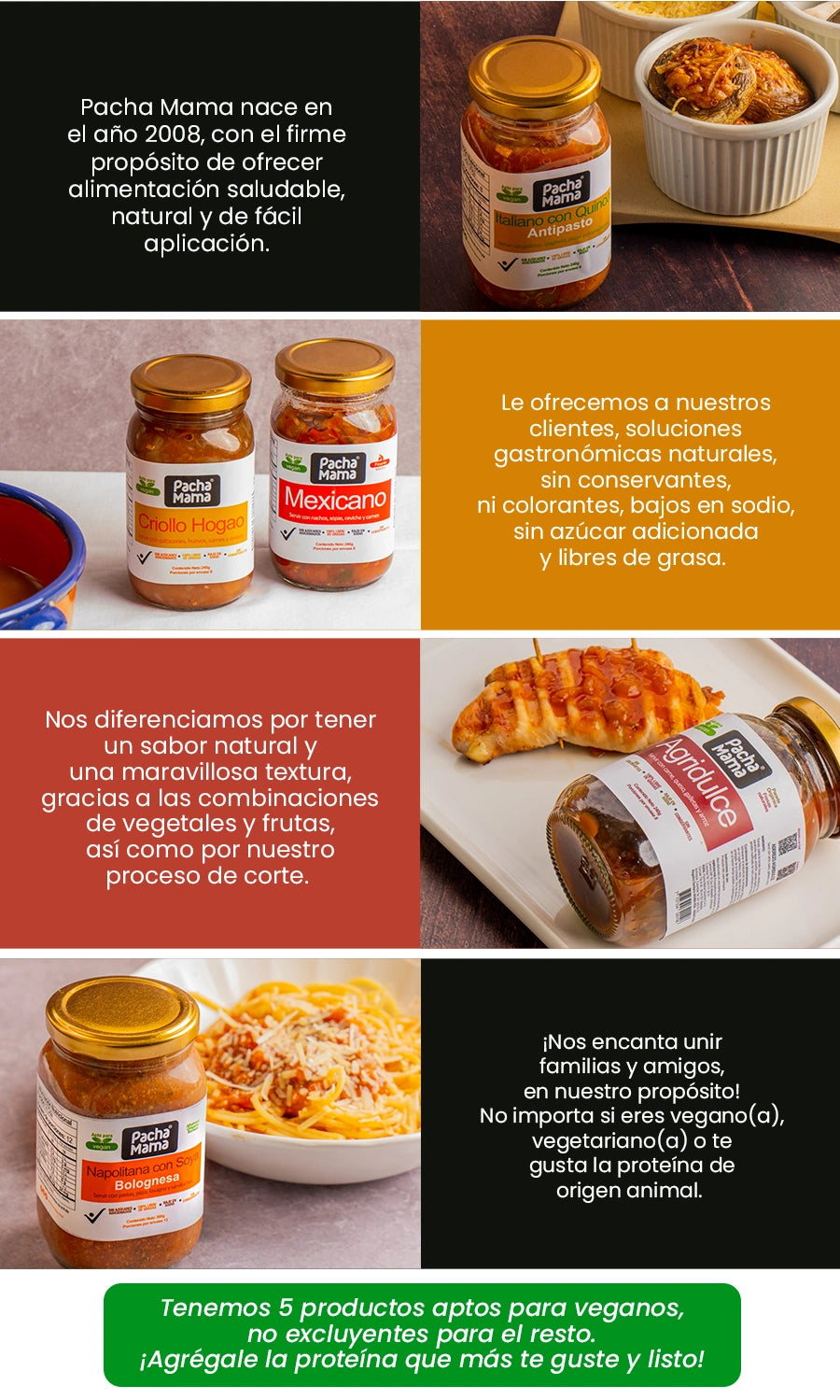 Conocer mas de la historia y valores de Pacha Mama gourmet en Eatsy