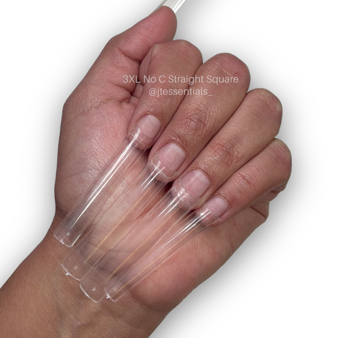 504 pcs- XXL NO C Square straight Nail tip BOX Ys-125