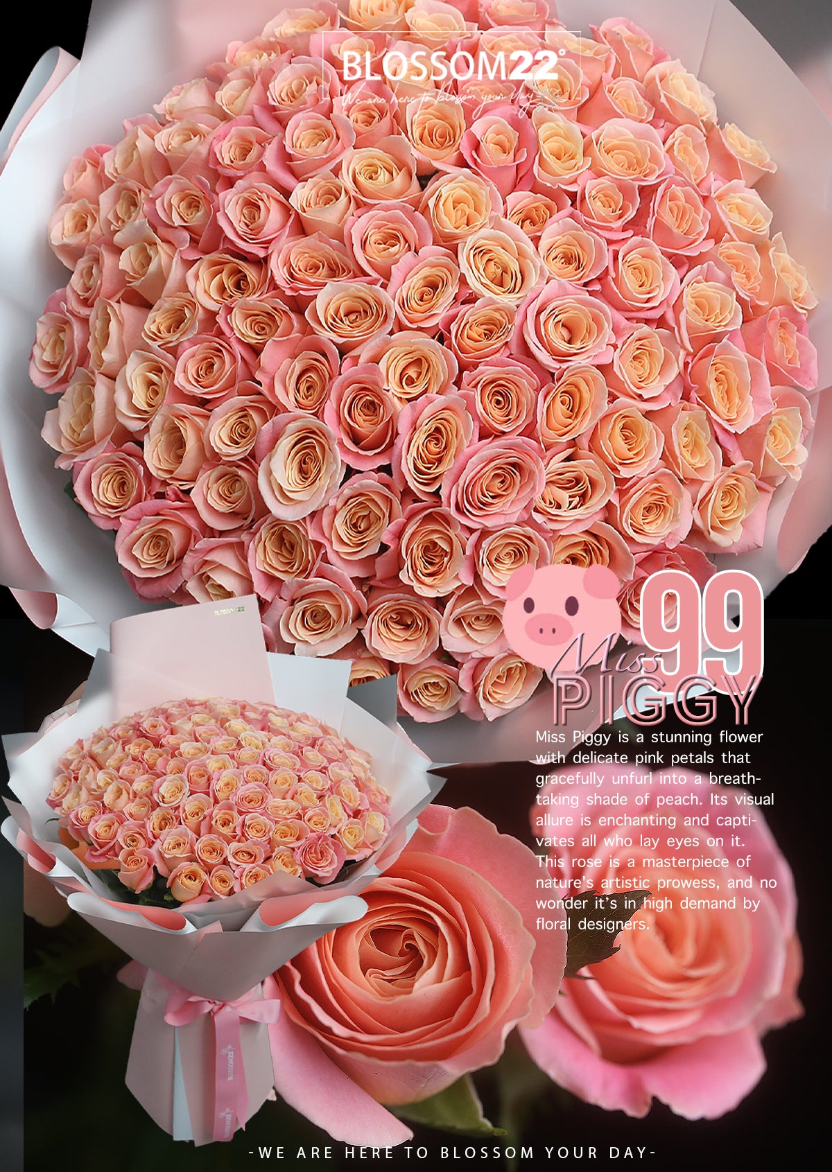 99 piggy rose