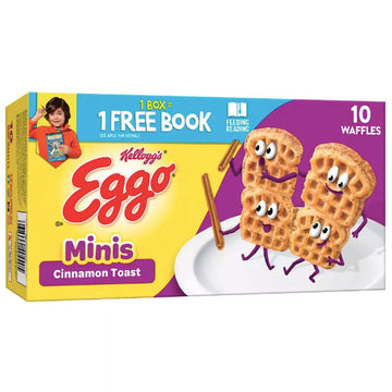 Eggo Homestyle with Maple Flavor Frozen Mini Waffles, 10.9 oz, 40 Count