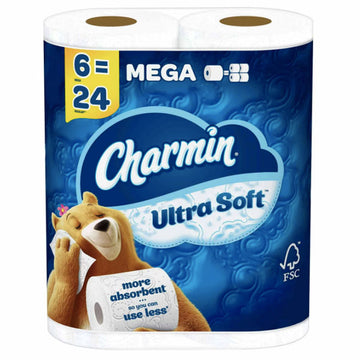 Great Value Ultra Strong Toilet Paper, 12 Mega Rolls 