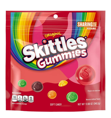 SKITTLES Flavor Mash-Ups Wild Berry and Tropical Candy Bag, 7.2 oz